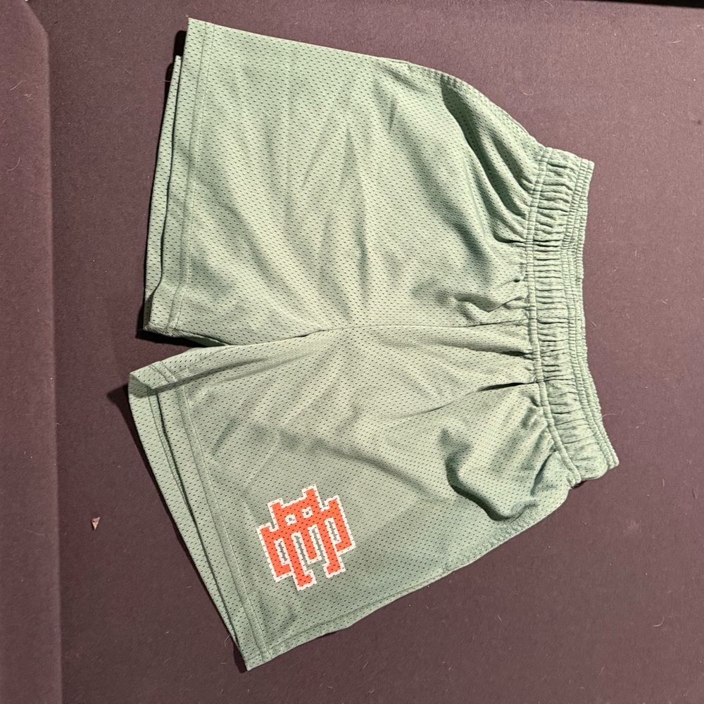 Eric Emanuel Mint Green Athletic Shorts
